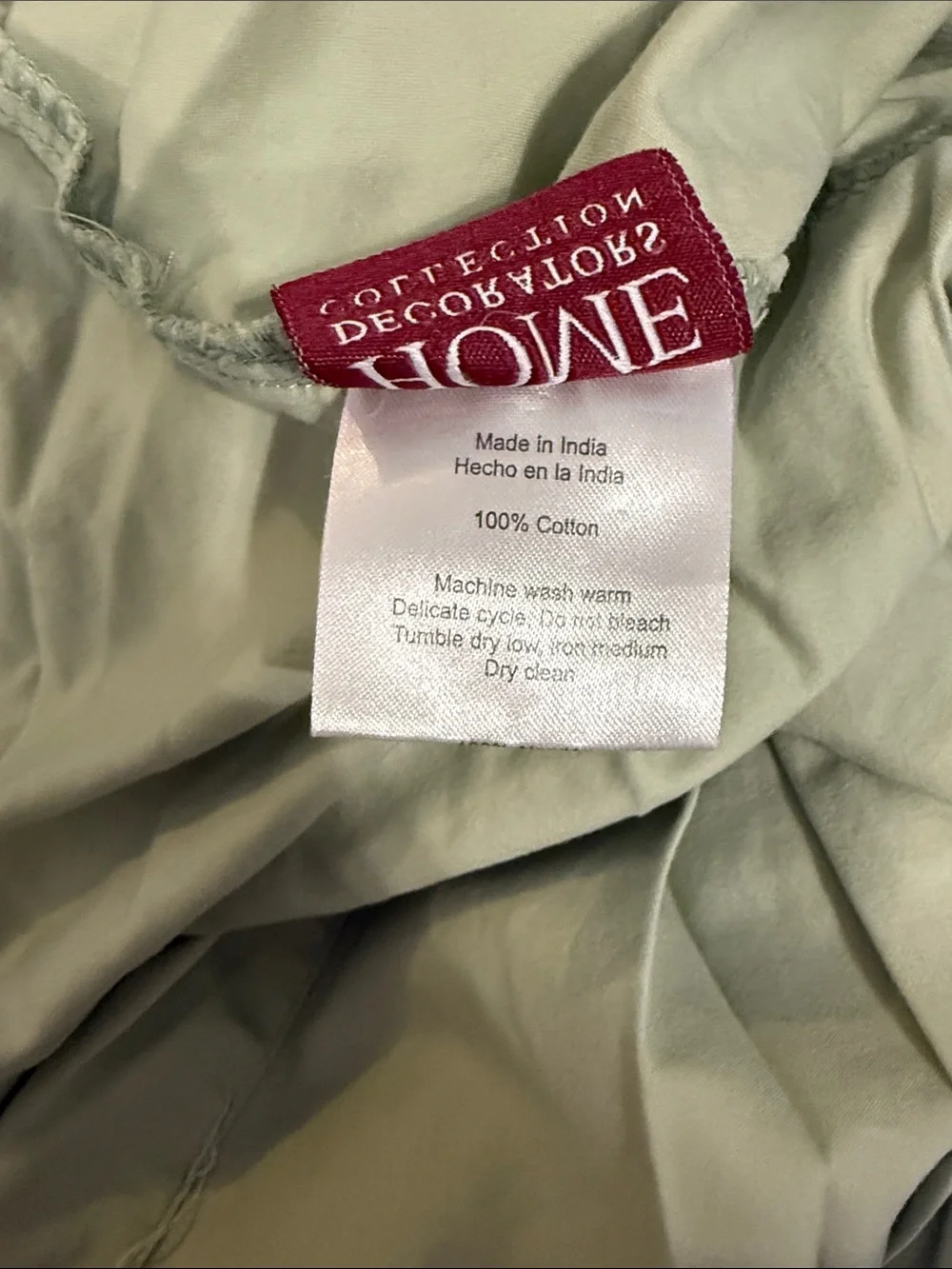Home Decorators Collection Light Green Bedding Duvet Cover - Queen